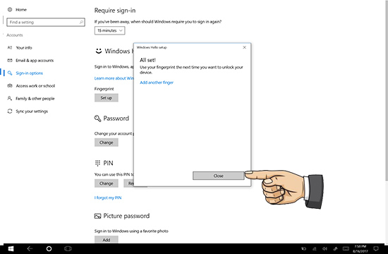 What is Windows Hello? How does Windows Hello work? How to install Windows Hello Picture 17