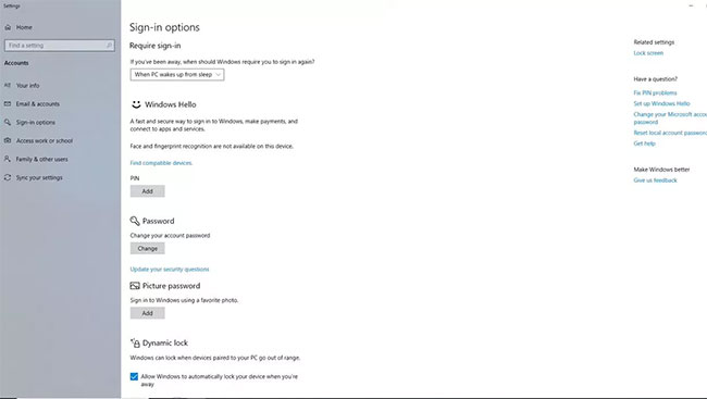 What is Windows Hello? How does Windows Hello work? How to install Windows Hello Picture 2