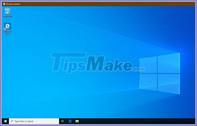 What is Windows Sandbox? How to use Windows Sandbox to run the application Picture 6
