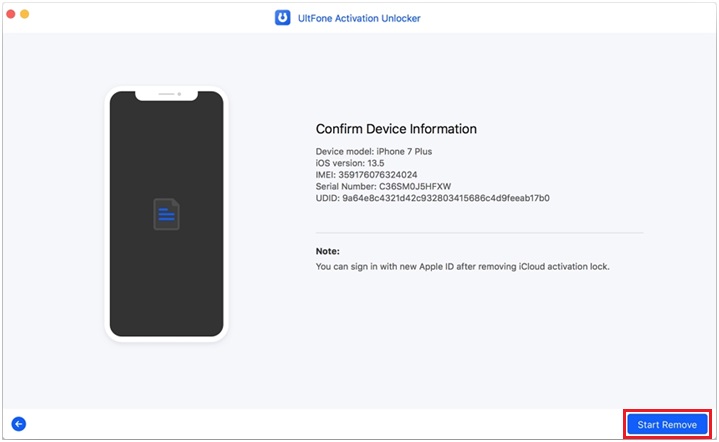 Picture 16 of How to icloud activation unlock using UltFone Activation Unlocker tool