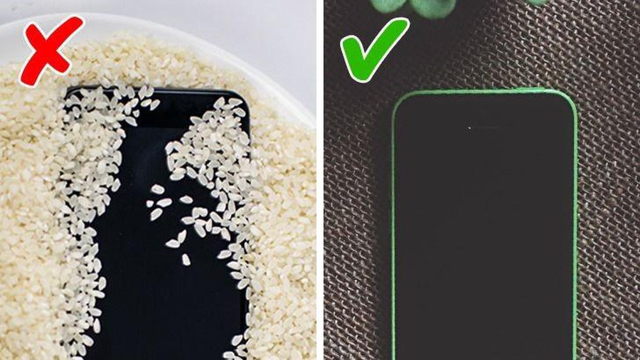 6 steps to handle wet phone