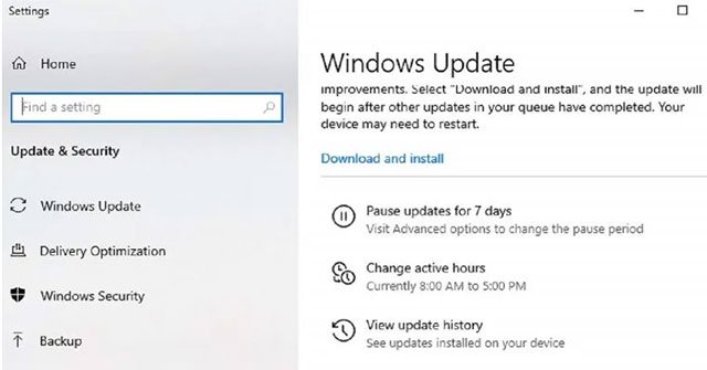 List of settings to check after updating Windows 10 - TipsMake.com