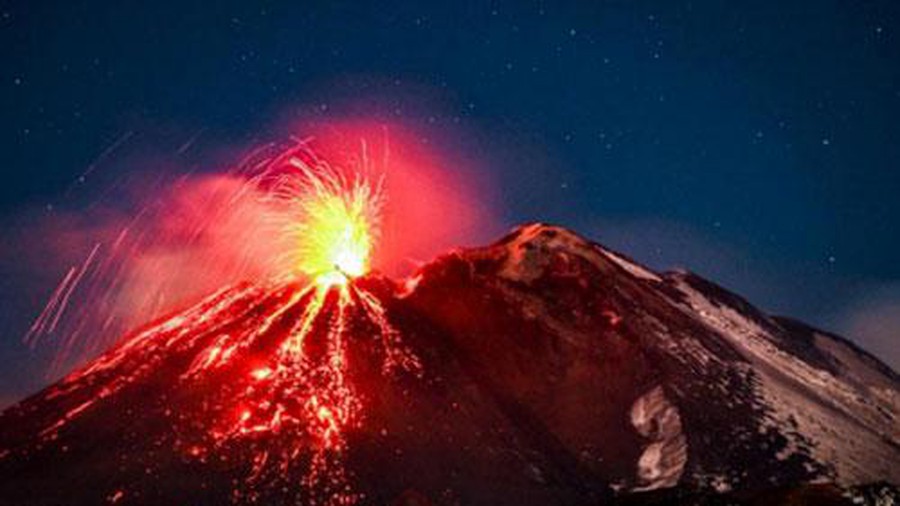 See active volcanoes around the world