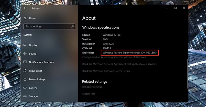 What Is The 'Windows Feature Experience Pack' On Windows 10? - TipsMake.com