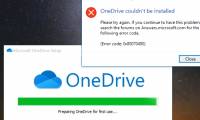 Fix error 0x80040c97, Unable to install OneDrive on Windows 10
