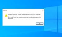 Fix Printer Spooler error code 0x800706b9 on Windows 10