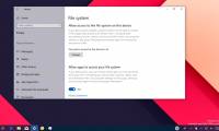 How to allow / deny an application access to the file system in Windows 10