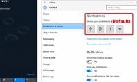 How to change the number of Quick Actions displayed in Action Center Windows 10