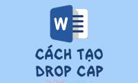 How to create Drop Cap in Word