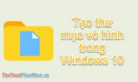 How to create hidden folders on Windows 10