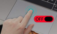 How to enable automatic turn off the touch mouse when connecting a mouse to a laptop