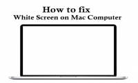 How to fix a Mac with white screen