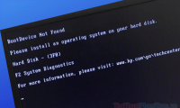 How to fix Boot device not found error