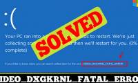 How to fix VIDEO_DXGKRNL_FATAL_ERROR on Windows 10