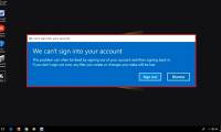 How to fix 'We can't sign into your account' error on Windows 10