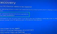 How to fix Windows 10 can not start error due to lack of system driver, code 0xc0000221
