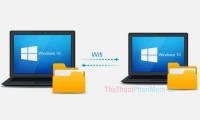 How to transfer data between 2 computers over Wifi on Windows 10
