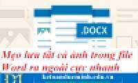 Tip to save all images in Word file out
