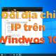 How to change the IP address in Windows 10