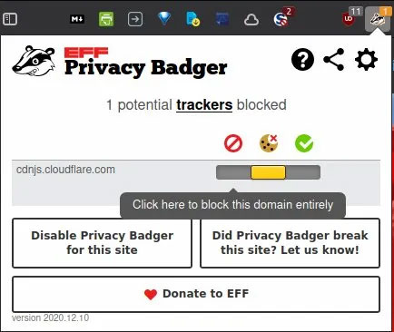 5 extensions to help protect your privacy while surfing the web on Firefox Picture 4