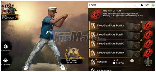 5 Free Fire characters playing guerrilla style Picture 4