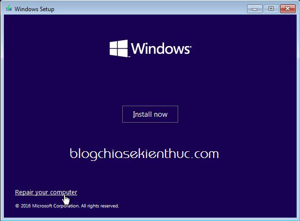 5 ways to access Advanced Options on Windows 10/8 / 8.1