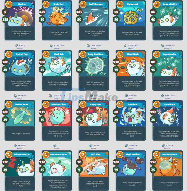 axie infinity best aqua cards