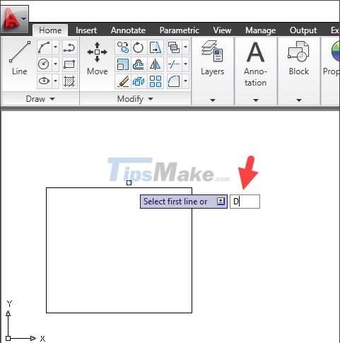 Cornering steps in AutoCAD trong Picture 10
