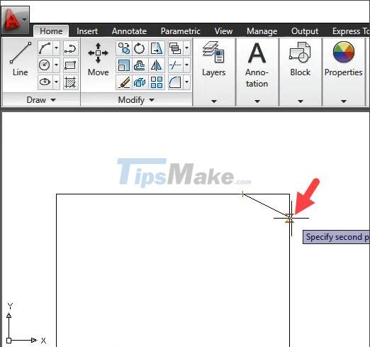 Cornering steps in AutoCAD trong Picture 12