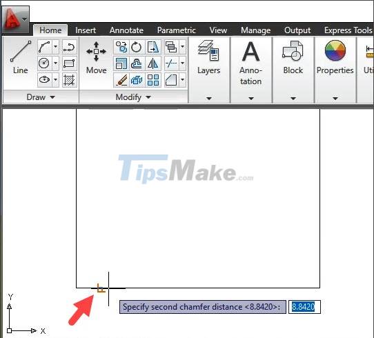 Cornering steps in AutoCAD trong Picture 18