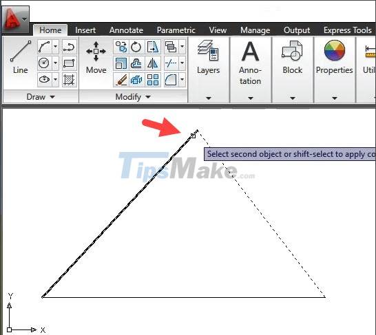 Cornering steps in AutoCAD trong Picture 7