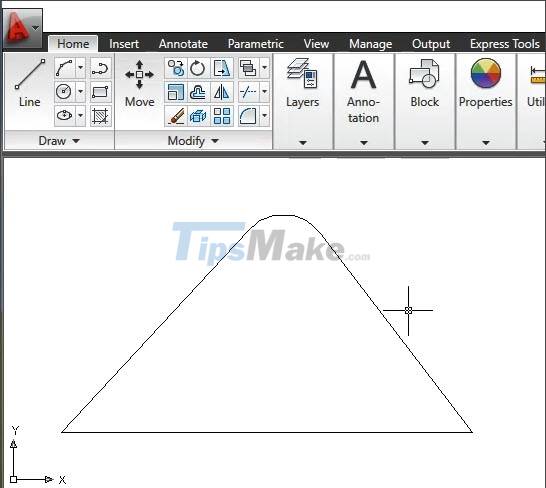 Cornering steps in AutoCAD trong Picture 8
