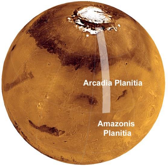 Discovered a potential glacier near the surface of Mars, suitable as a base for future astronauts Picture 2