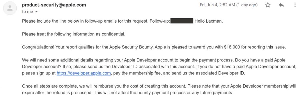 Figured out how to take over iCloud, but Apple's behavior made this hacker depressed and gave up the whole 18,000 USD in bounty Picture 11