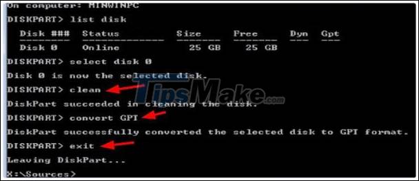 Fix error that cannot install Windows, cannot Format computer Picture 5