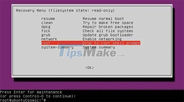 How to access Recovery Mode (Safe Mode) in Ubuntu Picture 4