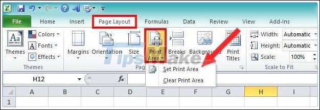 How to align printed pages in Excel Picture 3