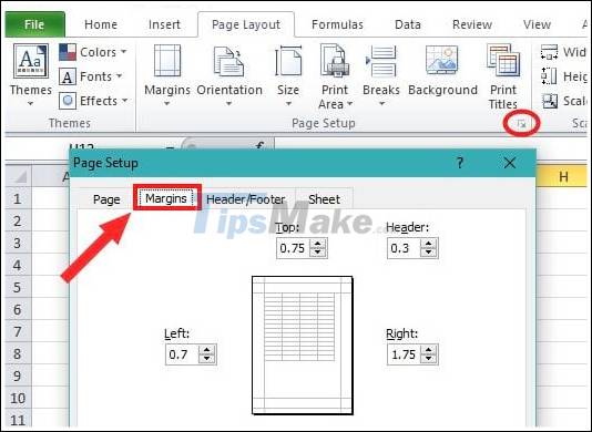 How to align printed pages in Excel Picture 4