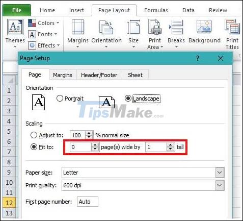 How to align printed pages in Excel Picture 5