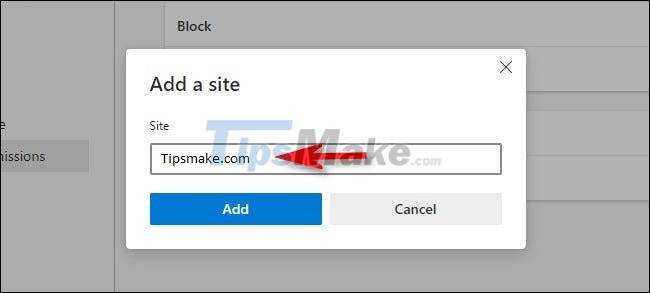 How to allow Pop-Up window to be displayed in Microsoft Edge Picture 7