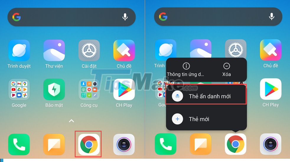 How to always open Chrome in private, incognito mode on Windows 10, Android Picture 9