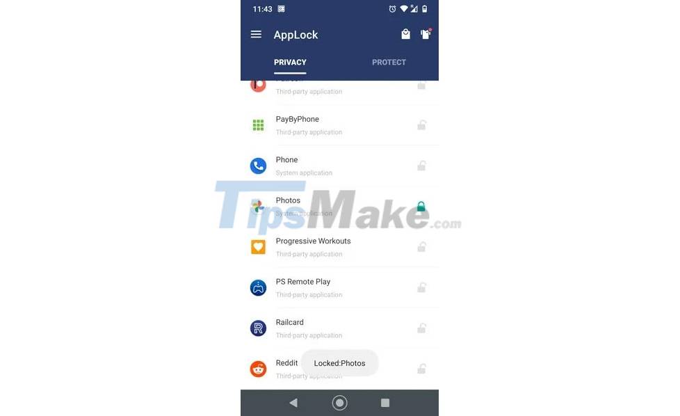 How to block access to photos and messages on Android Picture 1