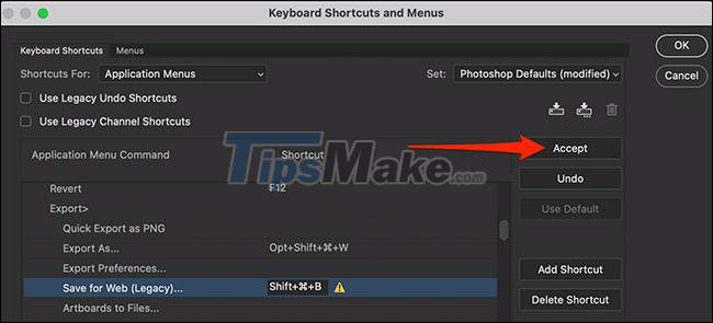 How to change keyboard shortcuts in Photoshop Picture 7