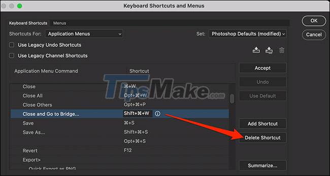 How to change keyboard shortcuts in Photoshop Picture 8