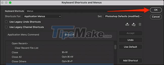 How to change keyboard shortcuts in Photoshop Picture 9