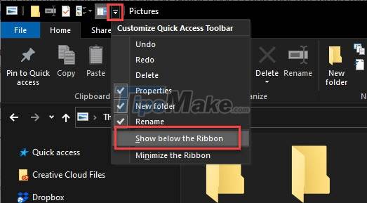 How to change Quick Access on File Explorer in Windows 10 Picture 12
