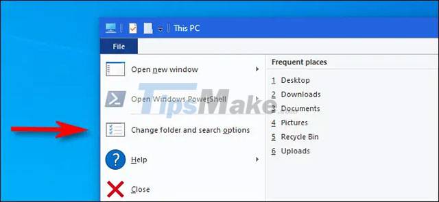 How to change the default opening location of File Explorer on Windows 10 Picture 1