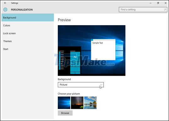 How to change the desktop wallpaper on Windows 7/10 Picture 16