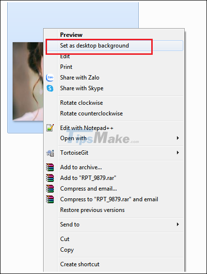 How to change the desktop wallpaper on Windows 7/10 Picture 17