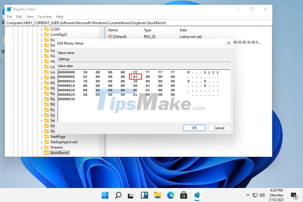 How to change the position of the Taskbar on Windows 11 Picture 11